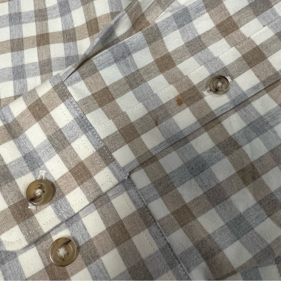•new• NORDSTROM Men’s Trim Fit Plaid Buttondown - Picture 7 of 7